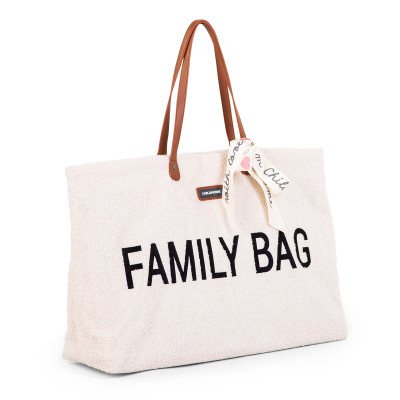 Childhome přebalovací taška Family Bag teddy off white Childhome přebalovací taška Family Bag teddy off white