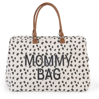 Childhome přebalovací taška Mommy Bag canvas leopard Childhome přebalovací taška Mommy Bag canvas leopard