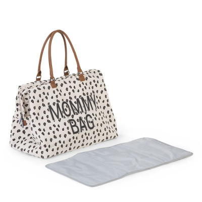 Childhome přebalovací taška Mommy Bag canvas leopard Childhome přebalovací taška Mommy Bag canvas leopard