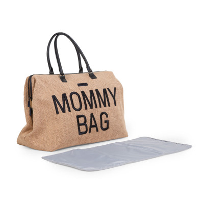 Childhome přebalovací taška Mommy Bag raffia look Childhome přebalovací taška Mommy Bag raffia look