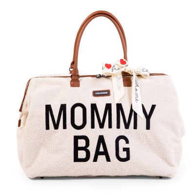 Childhome přebalovací taška Mommy Bag teddy off white Childhome přebalovací taška Mommy Bag teddy off white