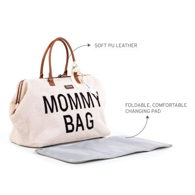 Childhome přebalovací taška Mommy Bag teddy off white Childhome přebalovací taška Mommy Bag teddy off white