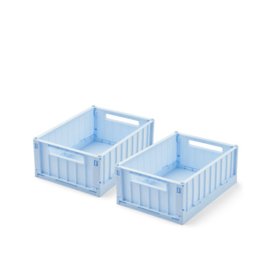 LIEWOOD Úložné boxy S Weston Pure Sky 2 kusy LIEWOOD Úložné boxy S Weston Pure Sky 2 kusy