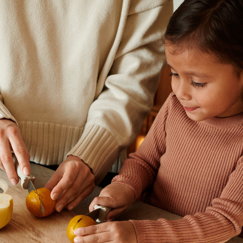 LIEWOOD Sada dětských nožů Perry Sandy – 2 kusy