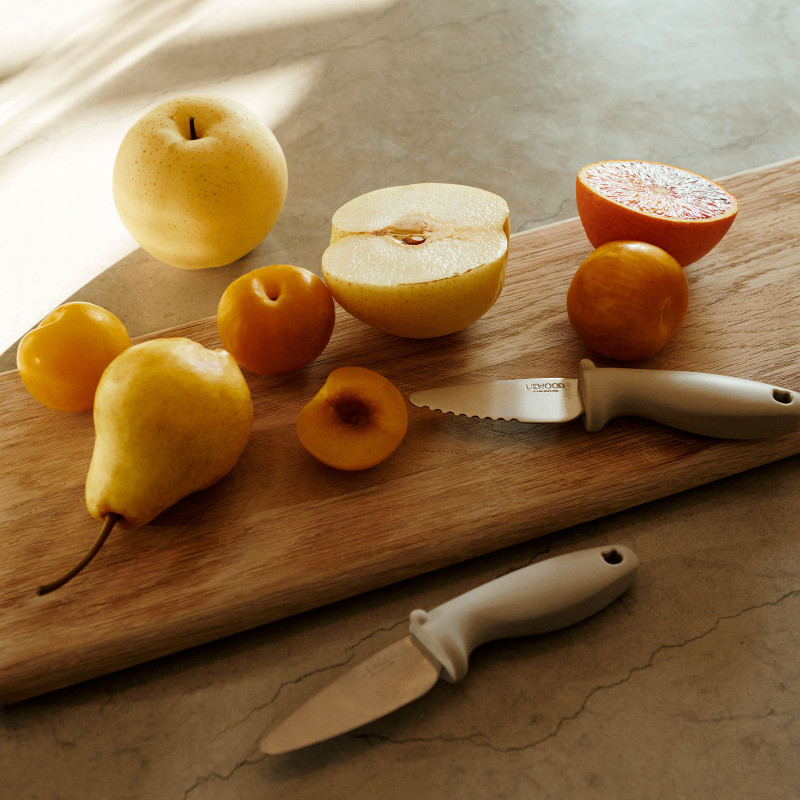 LIEWOOD Sada dětských nožů Perry Sandy – 2 kusy