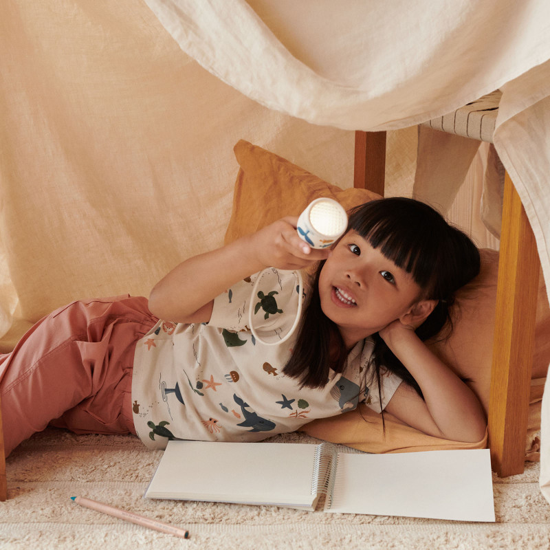 LIEWOOD Dětská baterka Sea Creature Sandy