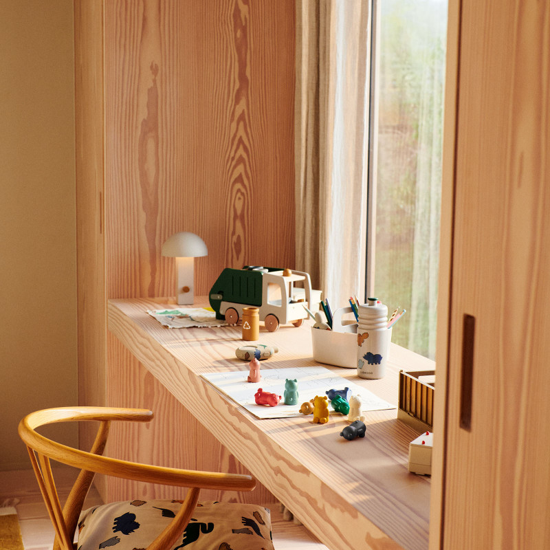 LIEWOOD Dřevěné popelářské auto Irina Garden Green