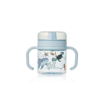 LIEWOOD tréninkový hrneček Kylo 280 ml Sea Creature Sandy