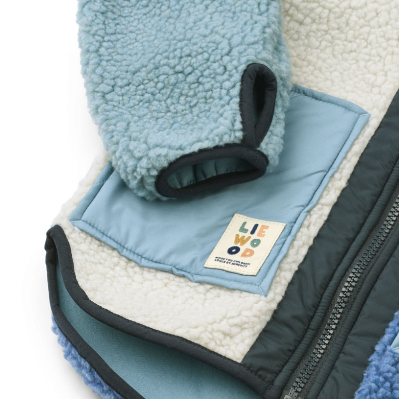 LIEWOOD Bunda Noam Pile Jacket Riverside multi mix