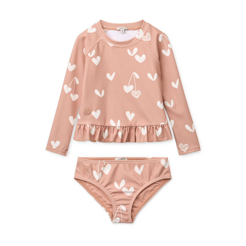LIEWOOD Plavkový set Dagny Sweethearts Pale Tuscany