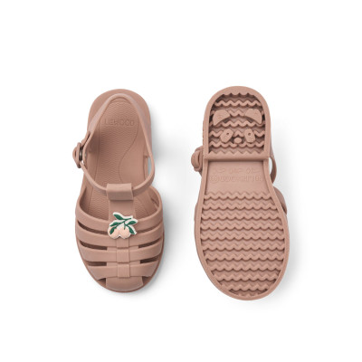 LIEWOOD sandály Bre Beach s ozdobami Peach / Dark rose