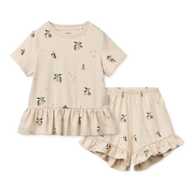 LIEWOOD set s volánky Ilford Peach mini / Sea shell