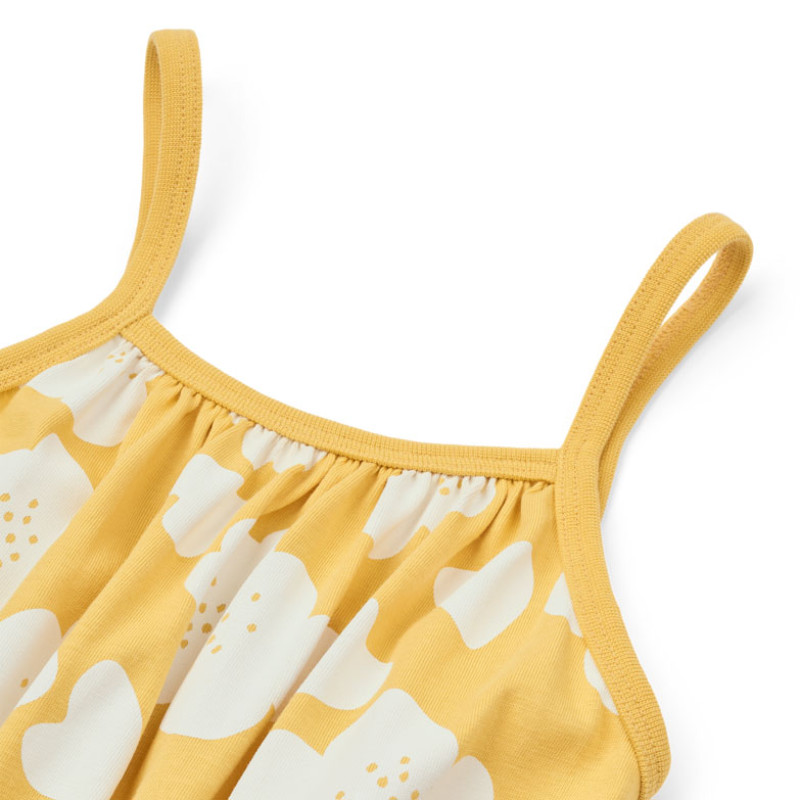 LIEWOOD šaty Mollie Flower / Lemon yellow