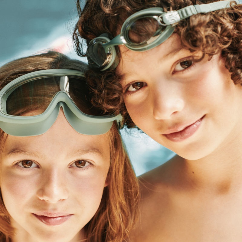 LIEWOOD plavecké brýle Kerem Peppermint / Garden green