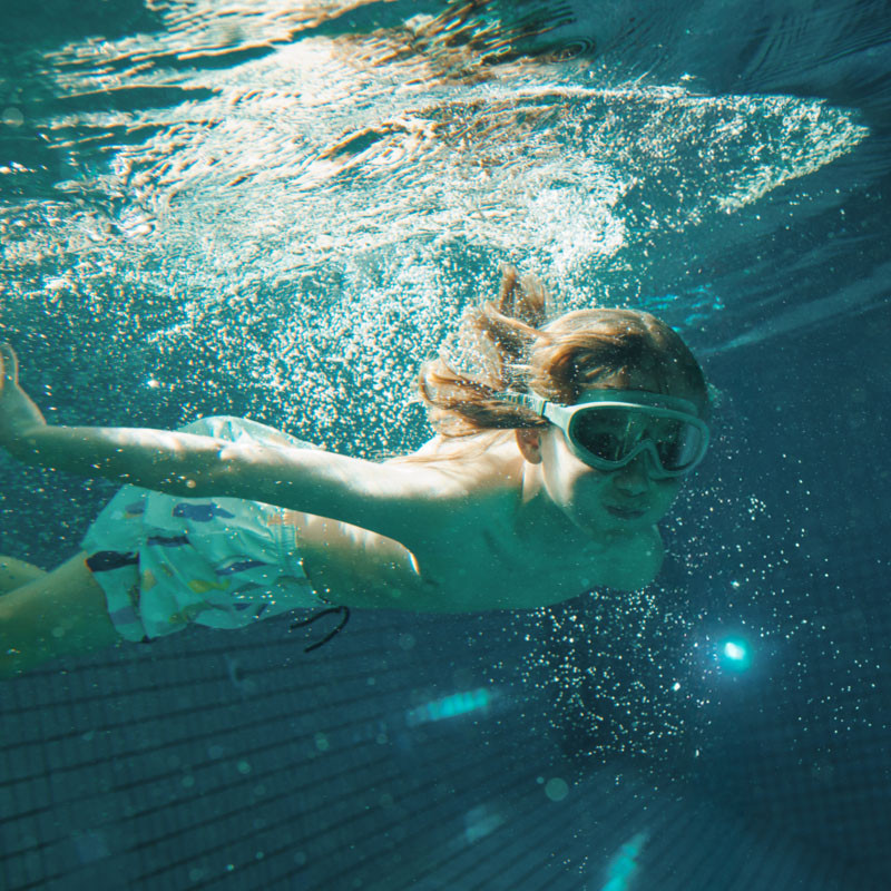 LIEWOOD plavecké brýle Kerem Peppermint / Garden green