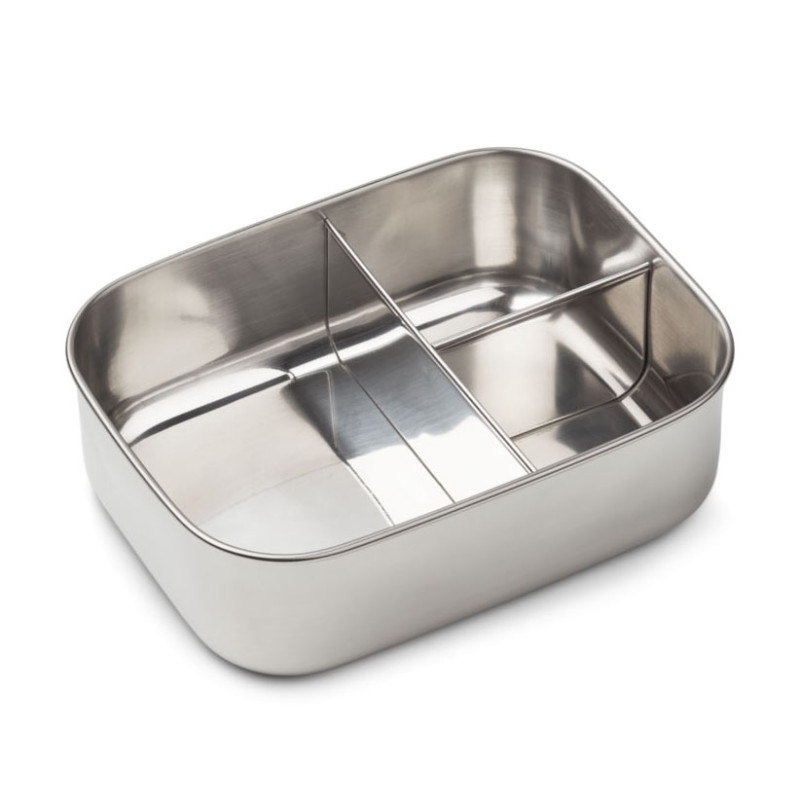 LIEWOOD Svačinový box Arthur Panda / Sandy / dark grey