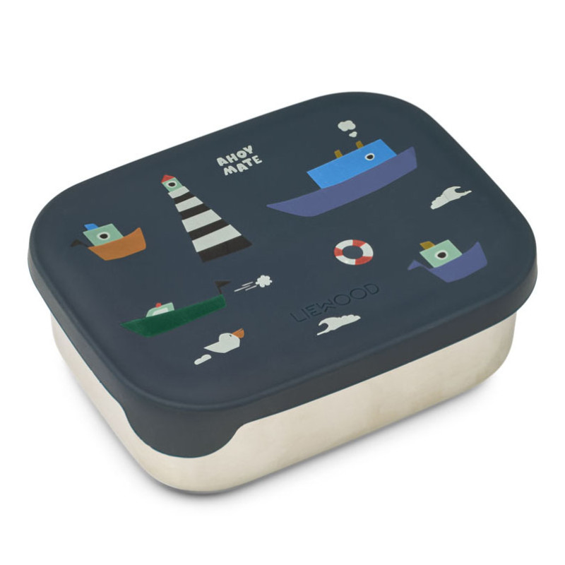 LIEWOOD Svačinový box Arthur Sailing / Classic navy