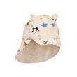 LIEWOOD dětský letní klobouček Gorm s oušky Around the world / Sandy