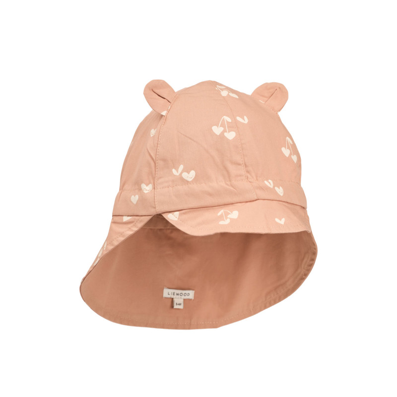 LIEWOOD dětský letní klobouček Gorm s oušky Sweethearts / Pale tuscany