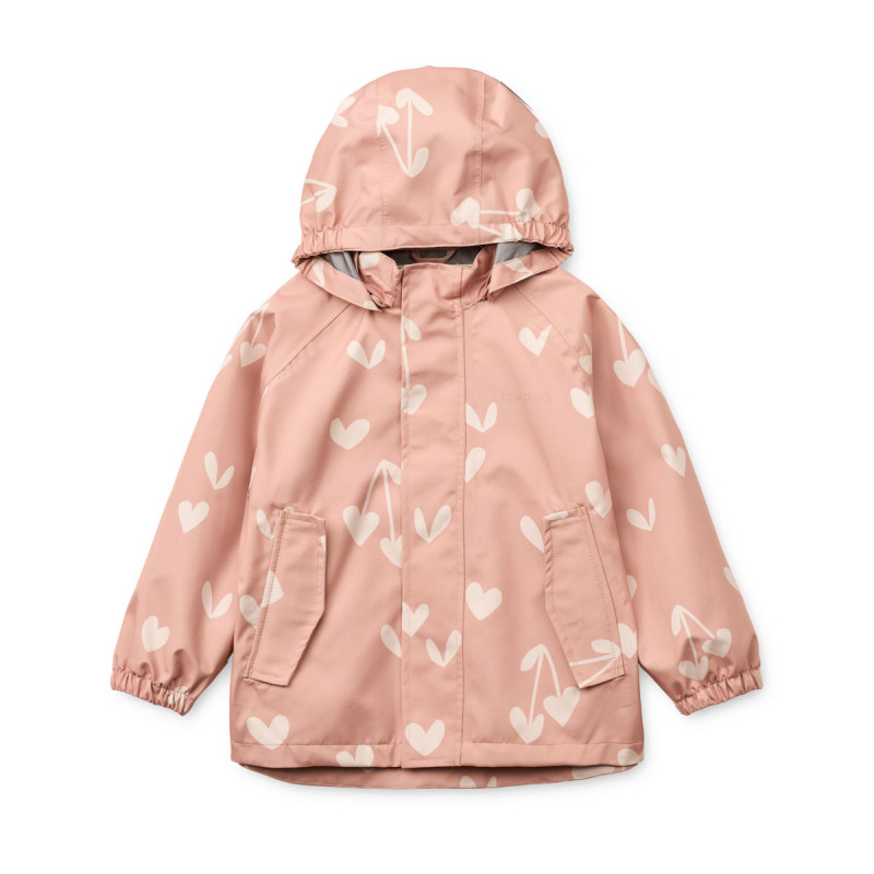 LIEWOOD nepromokavý set Pedia – bunda a kalhoty Sweethearts / Pale tuscany