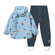 LIEWOOD nepromokavý set Pedia – bunda a kalhoty Fun / Beach blue