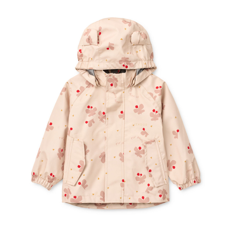 LIEWOOD nepromokavá souprava Manu Butterfly / Apple Blossom