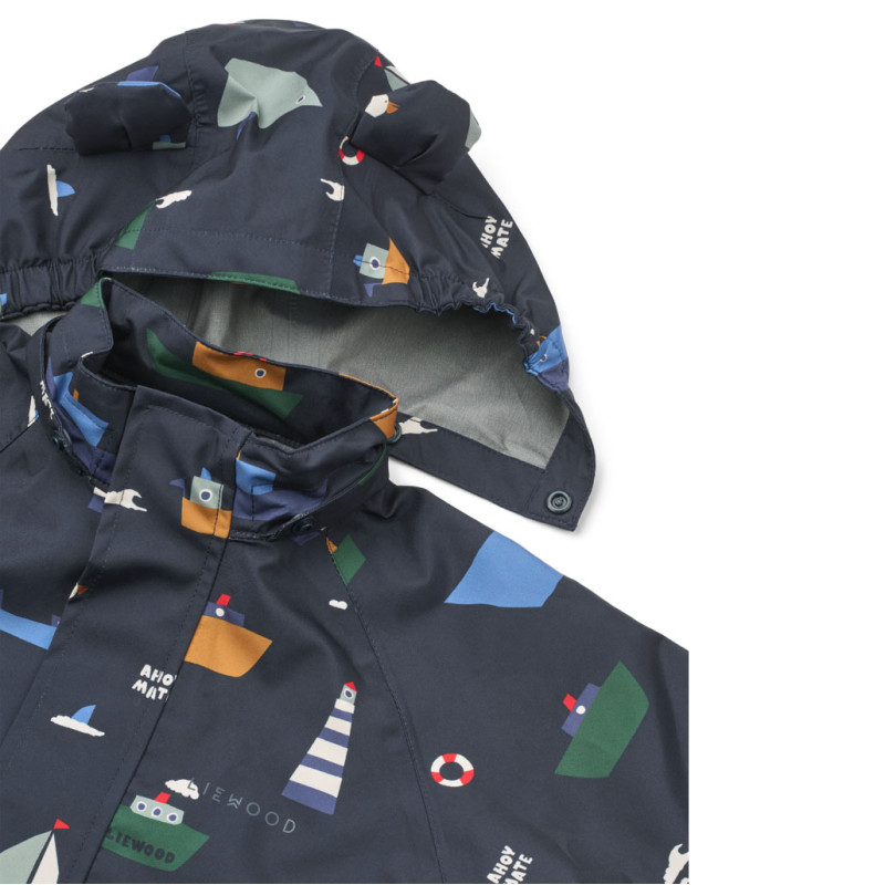 LIEWOOD nepromokavá souprava Manu Sailing / Classic navy
