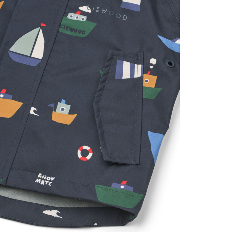 LIEWOOD nepromokavá souprava Manu Sailing / Classic navy
