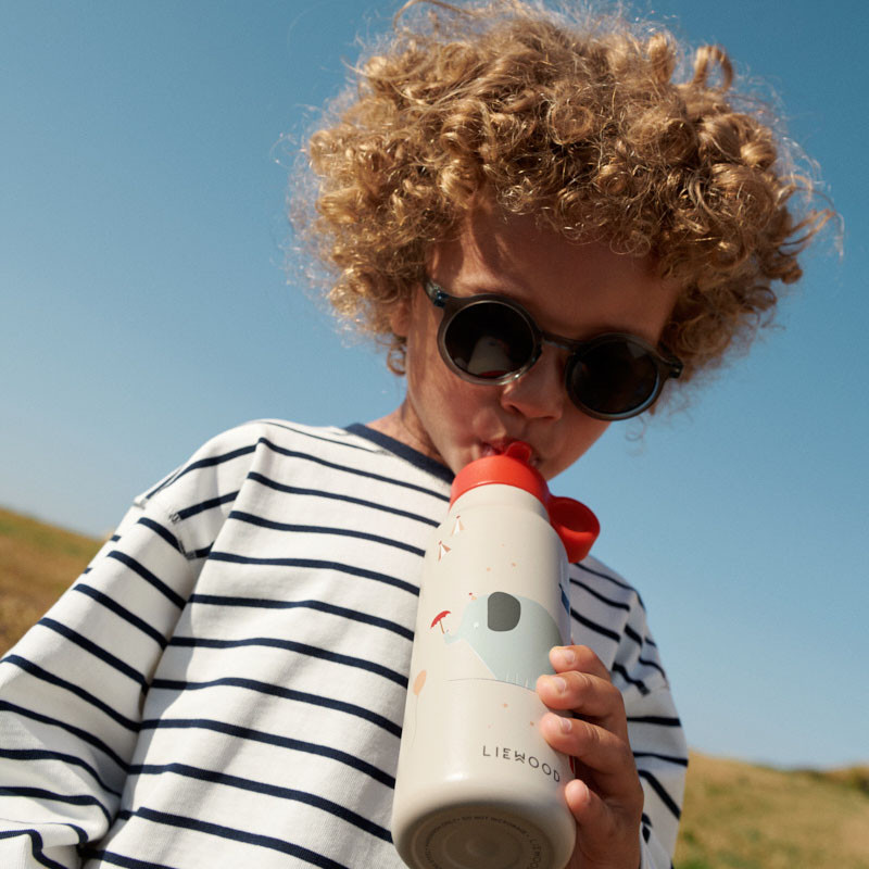 LIEWOOD sluneční brýle Darla Whale Blue transparent 1-3 roky