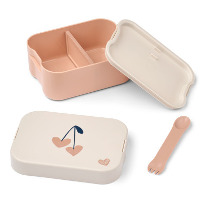 LIEWOOD dětský svačinový box Kamil Sweetheart / Sandy