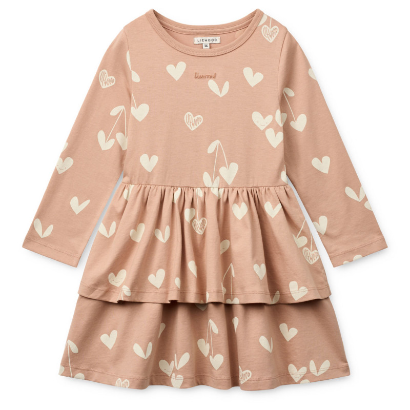 LIEWOOD šaty Mindy Sweethearts / Pale Tuscany