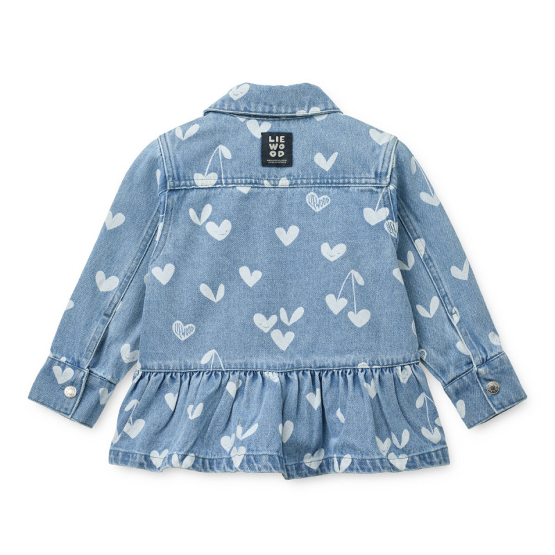 LIEWOOD Kenza džínová košile Sweethearts / light blue denim