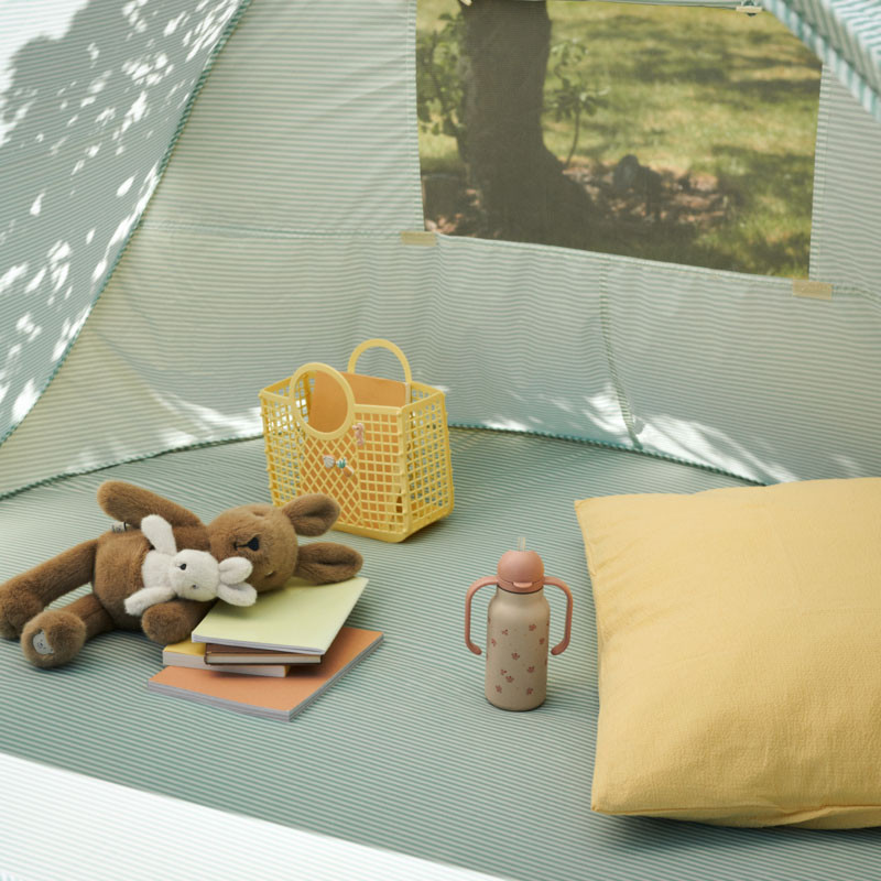 LIEWOOD Plážový stan Cassie Peppermint / creme de la creme