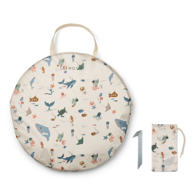 LIEWOOD plážový stan s bazénkem Everett Sea creature / Sandy