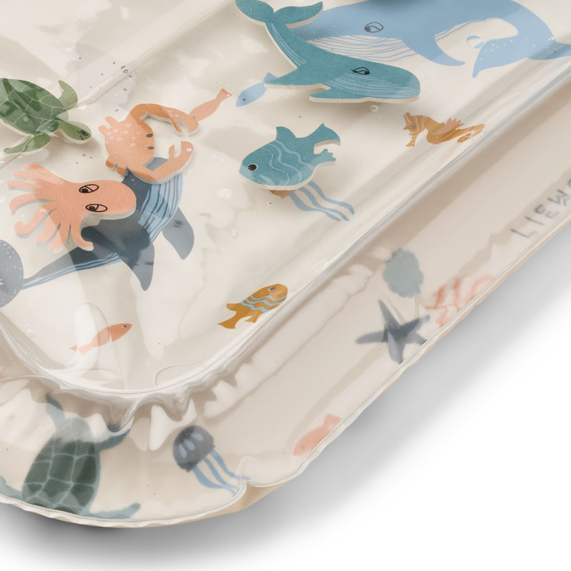 LIEWOOD nafukovací hrací podložka Elin Sea creature / Sandy