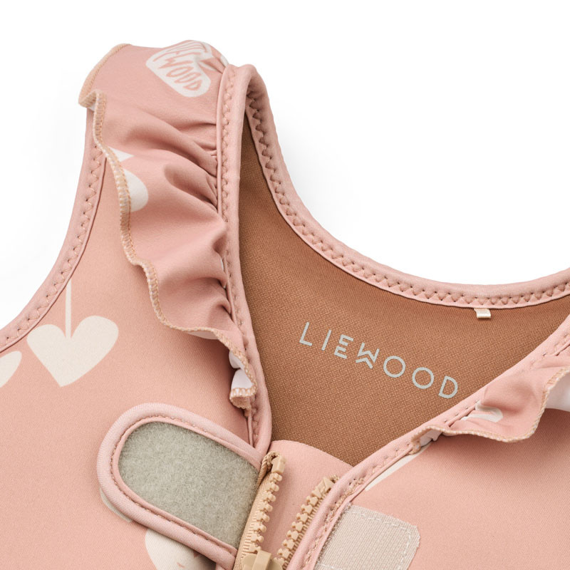 LIEWOOD plovací vesta Dove Sweethearts / Pale tuscany
