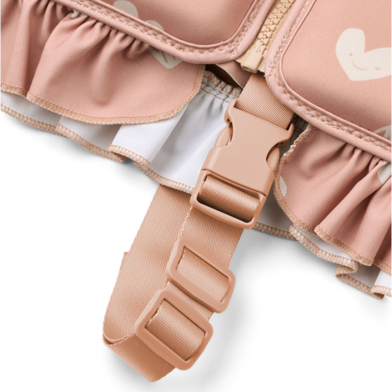 LIEWOOD plovací vesta Dove Sweethearts / Pale tuscany