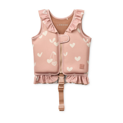 LIEWOOD plovací vesta Dove Sweethearts / Pale tuscany