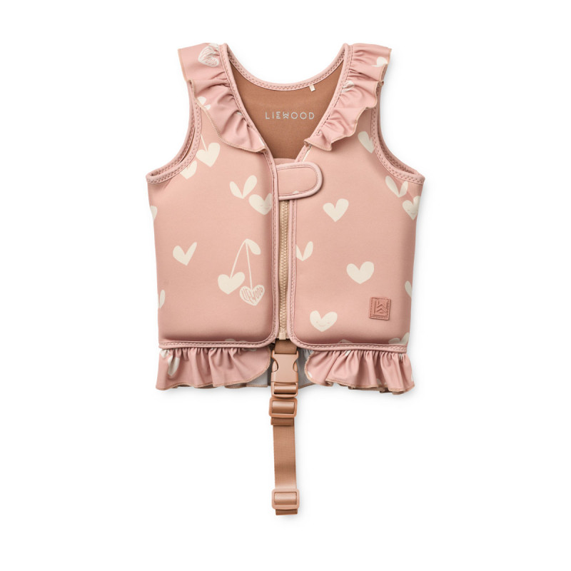 LIEWOOD plovací vesta Dove Sweethearts / Pale tuscany