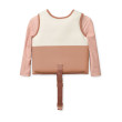 LIEWOOD plavecká vesta s rukávy Dove Tuscany rose multi mix