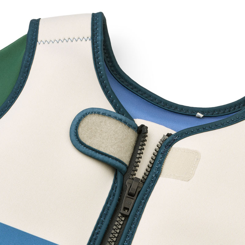 LIEWOOD plavecká vesta s rukávy Dove Riverside multi mix