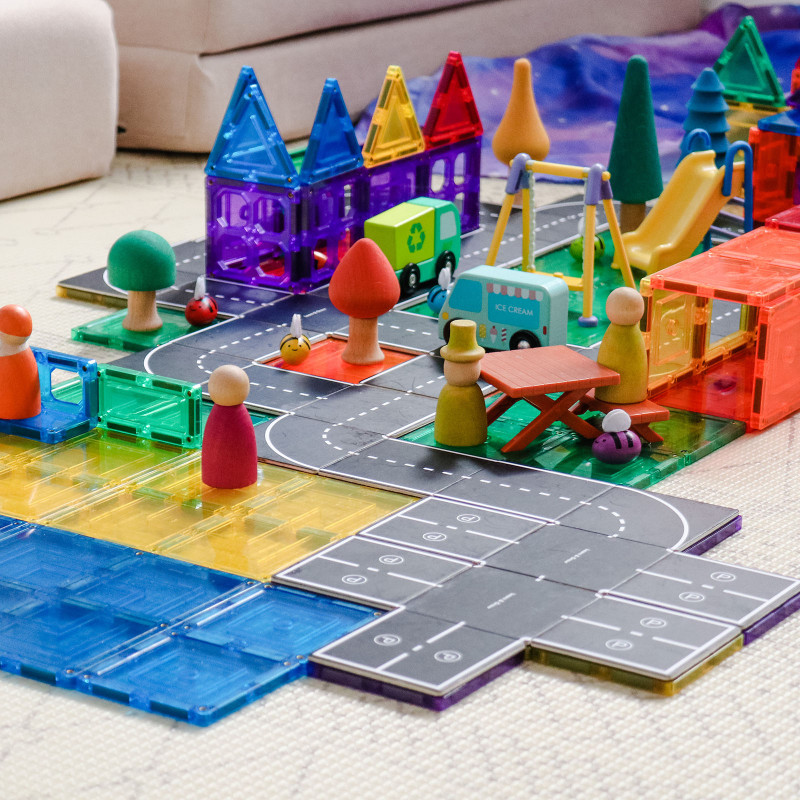 Magnetické kartičky cesty 40 ks