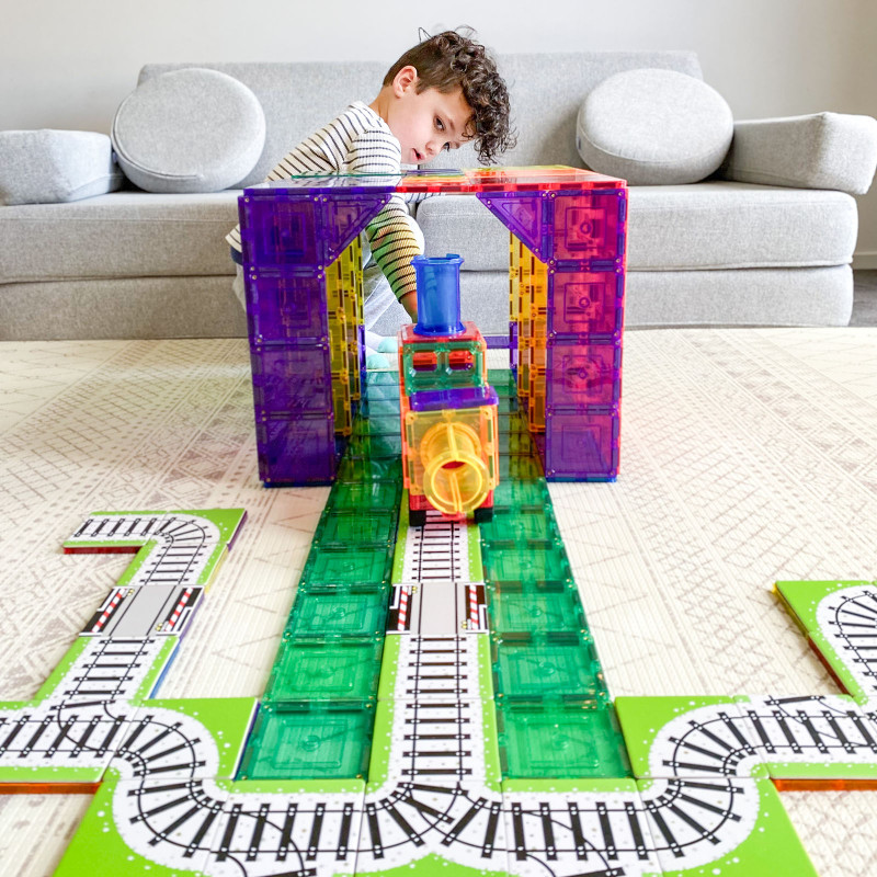 Magnetické kartičky kolejnice 36 ks