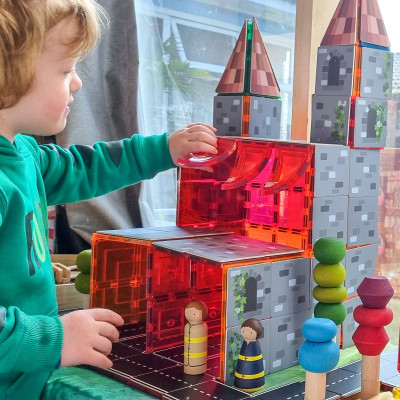 Magnetické kartičky hrad 40 ks