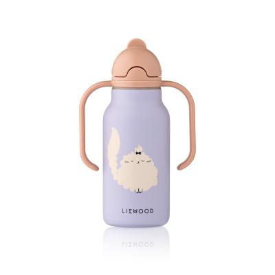 LIEWOOD termoska Kimmie 250 ml Cat / Warm lilac