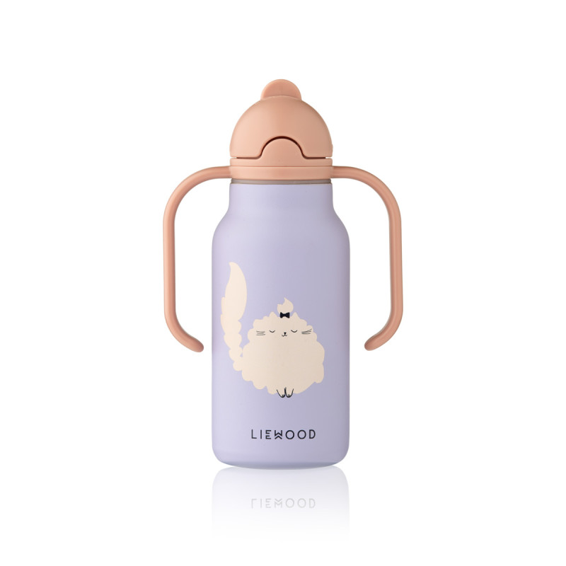LIEWOOD termoska Kimmie 250 ml Cat / Warm lilac