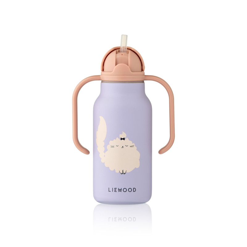 LIEWOOD termoska Kimmie 250 ml Cat / Warm lilac