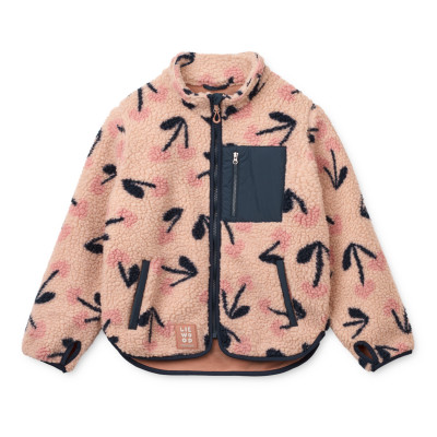 LIEWOOD Bunda Nolan Pile Jacket Mega Cherry heart / Rosey