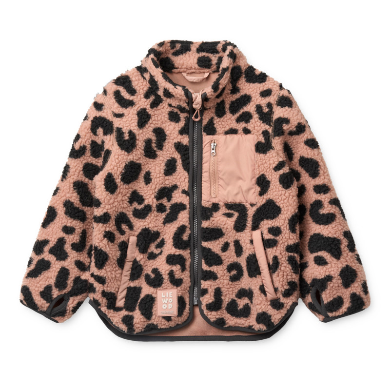 LIEWOOD Bunda Nolan Pile Jacket Mega leo / Pale tuscany