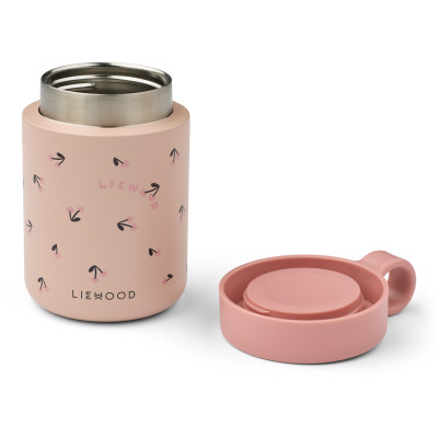 LIEWOOD termo dóza na jídlo Kiani Mini Cherry heart / Rosey